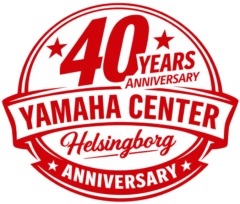 Yamaha Center Helsingborg logotyp 40 år